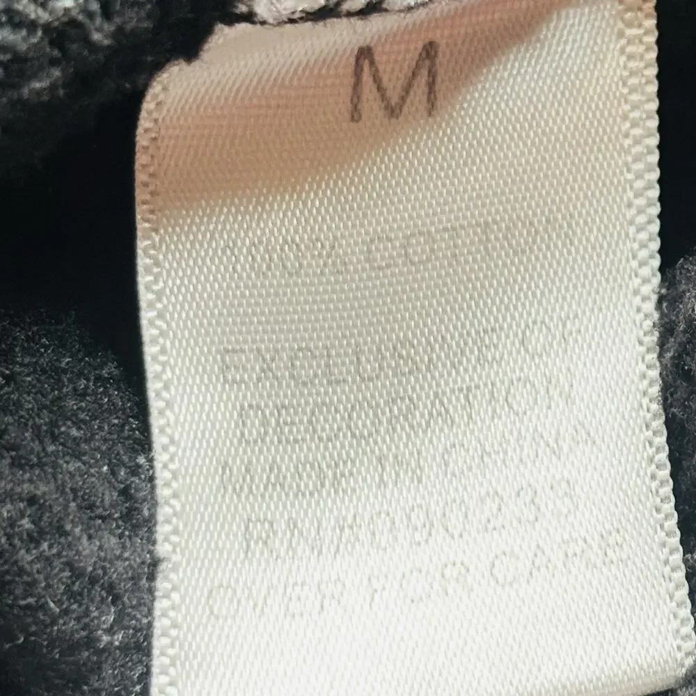 Fear of God Essentials Black Pullover Hoodie Cotton Size Medium Oversized Logo - Picture 14 of 15